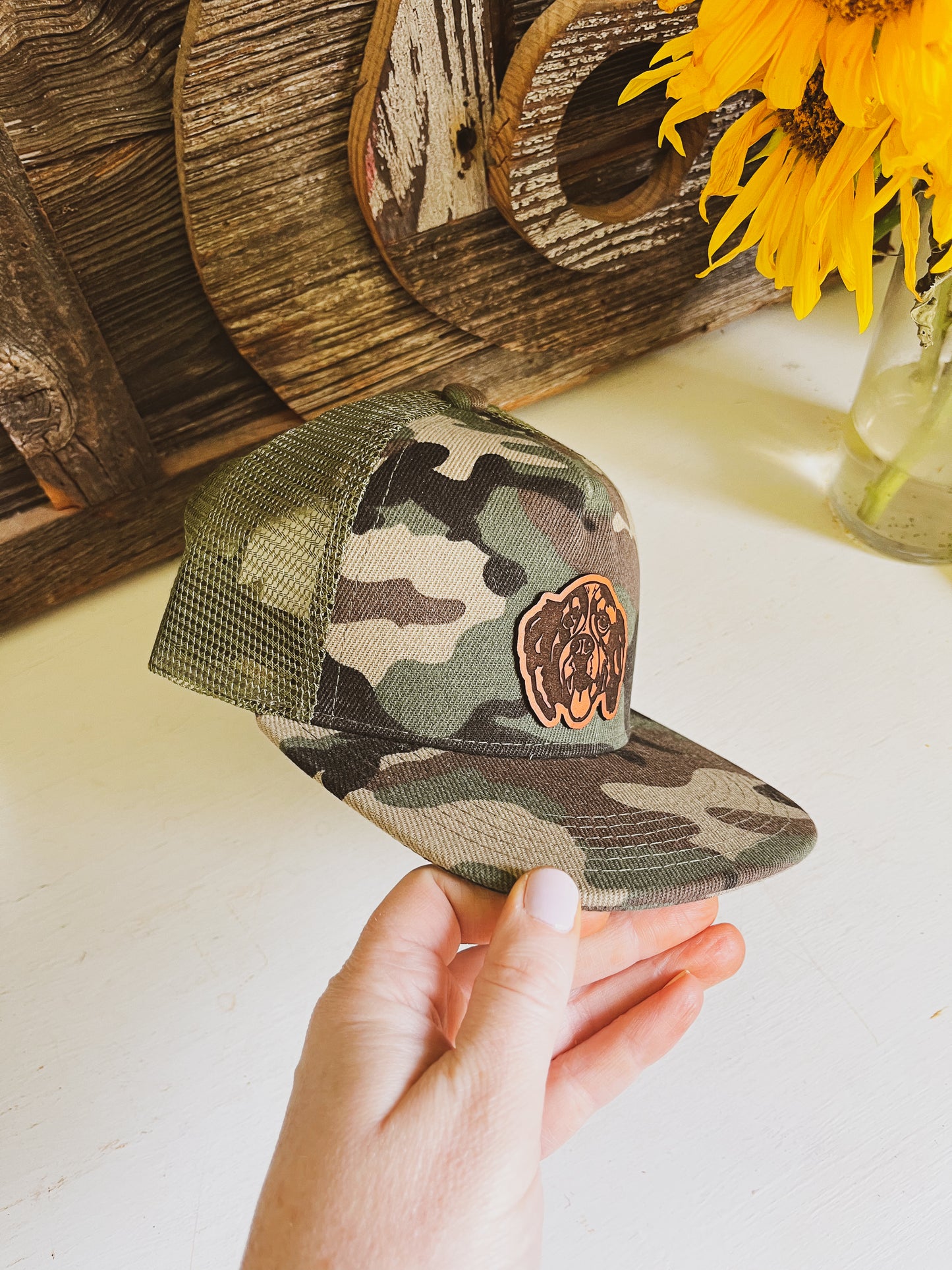 Custom Logo Leather Patch Hat
