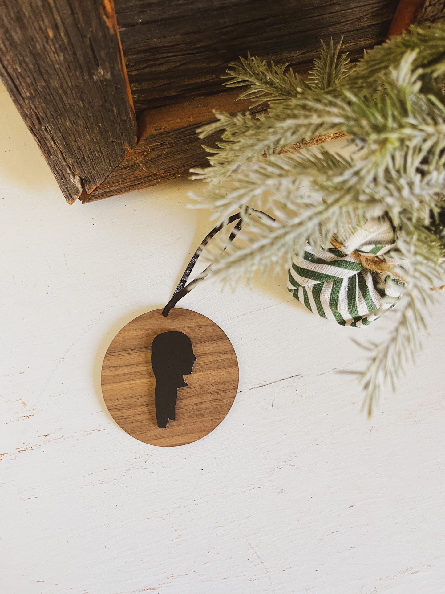 Custom Silhouette Ornament *PREORDER*