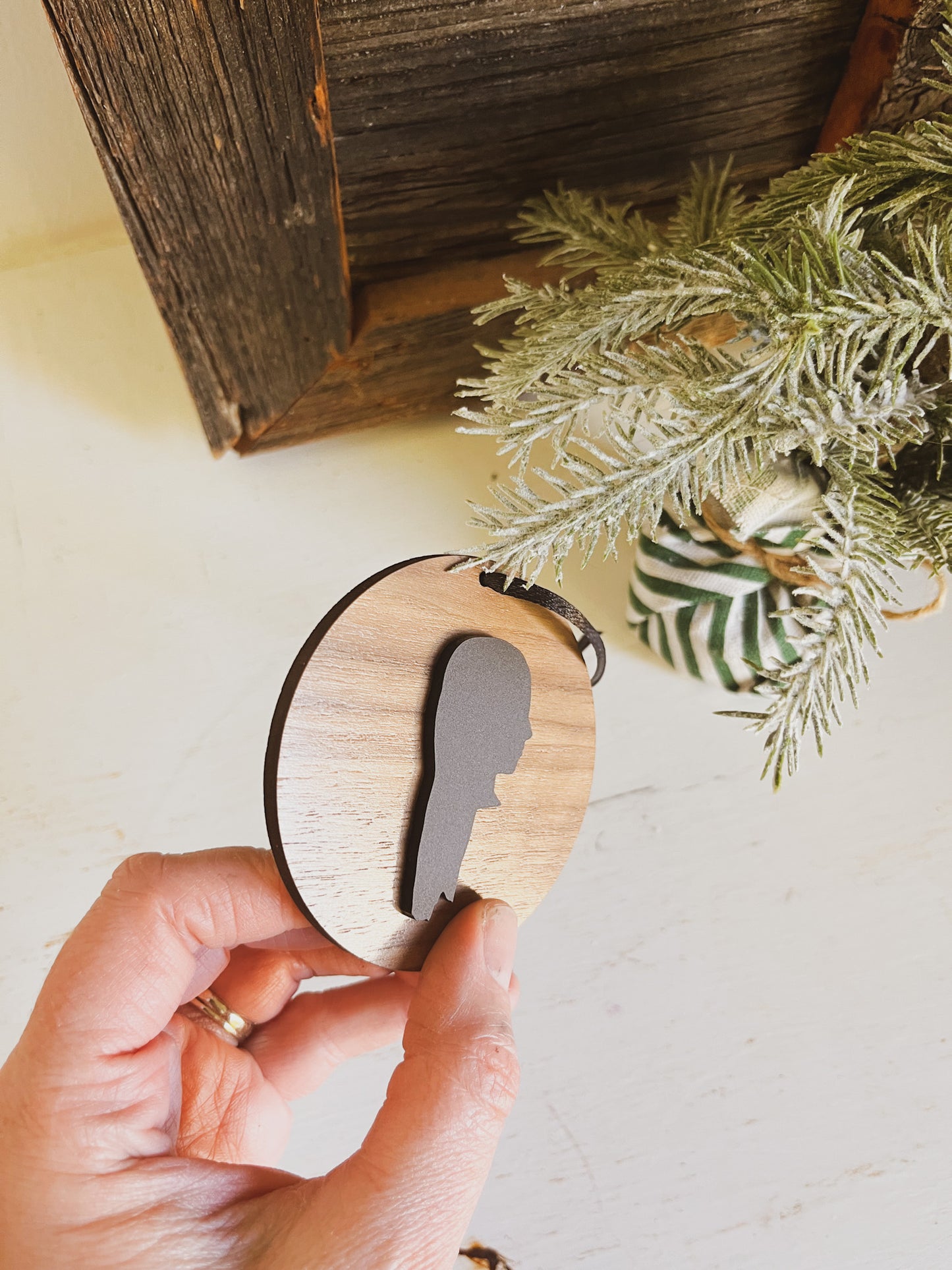 Custom Silhouette Ornament *PREORDER*