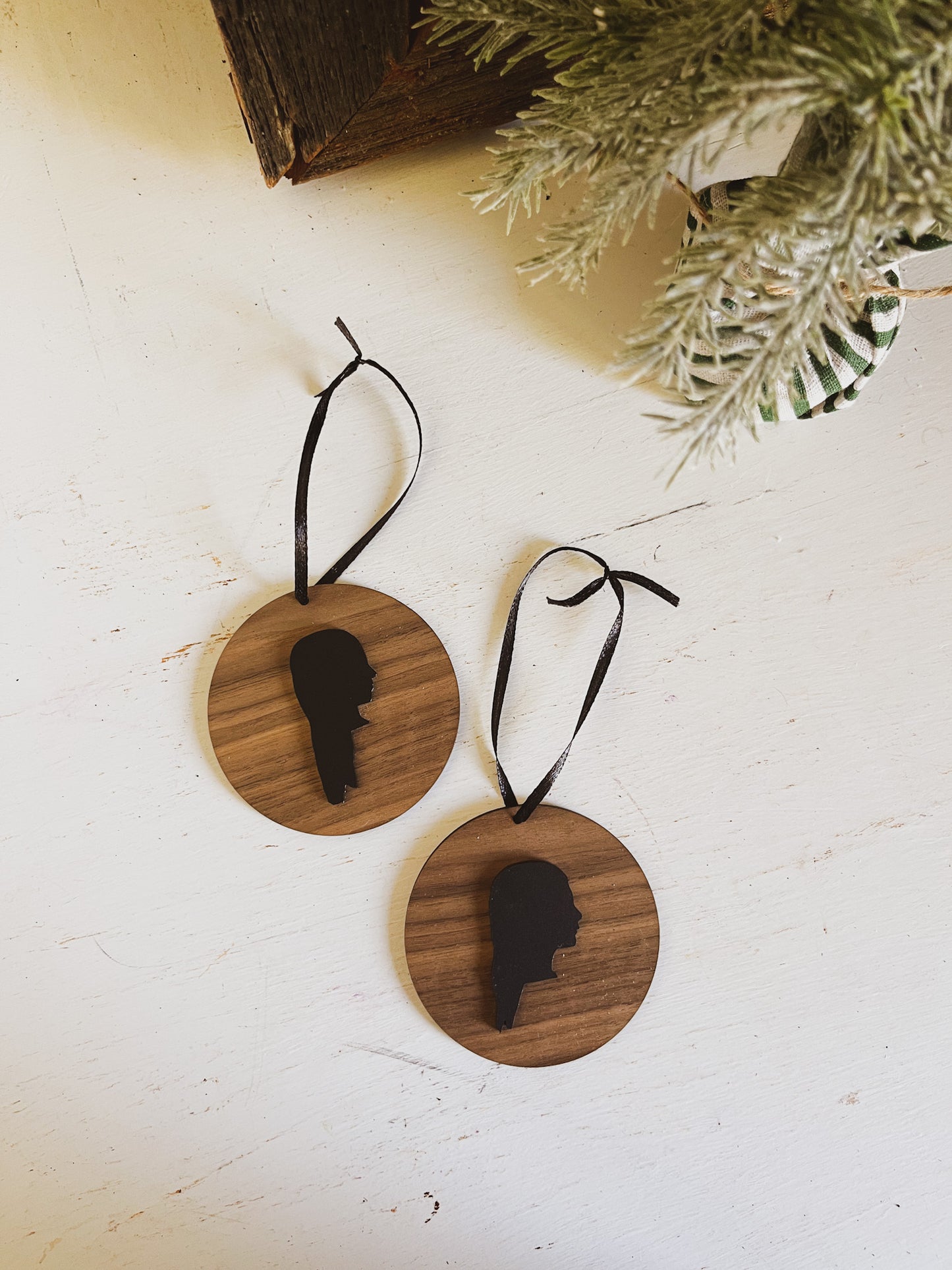 Custom Silhouette Ornament *PREORDER*