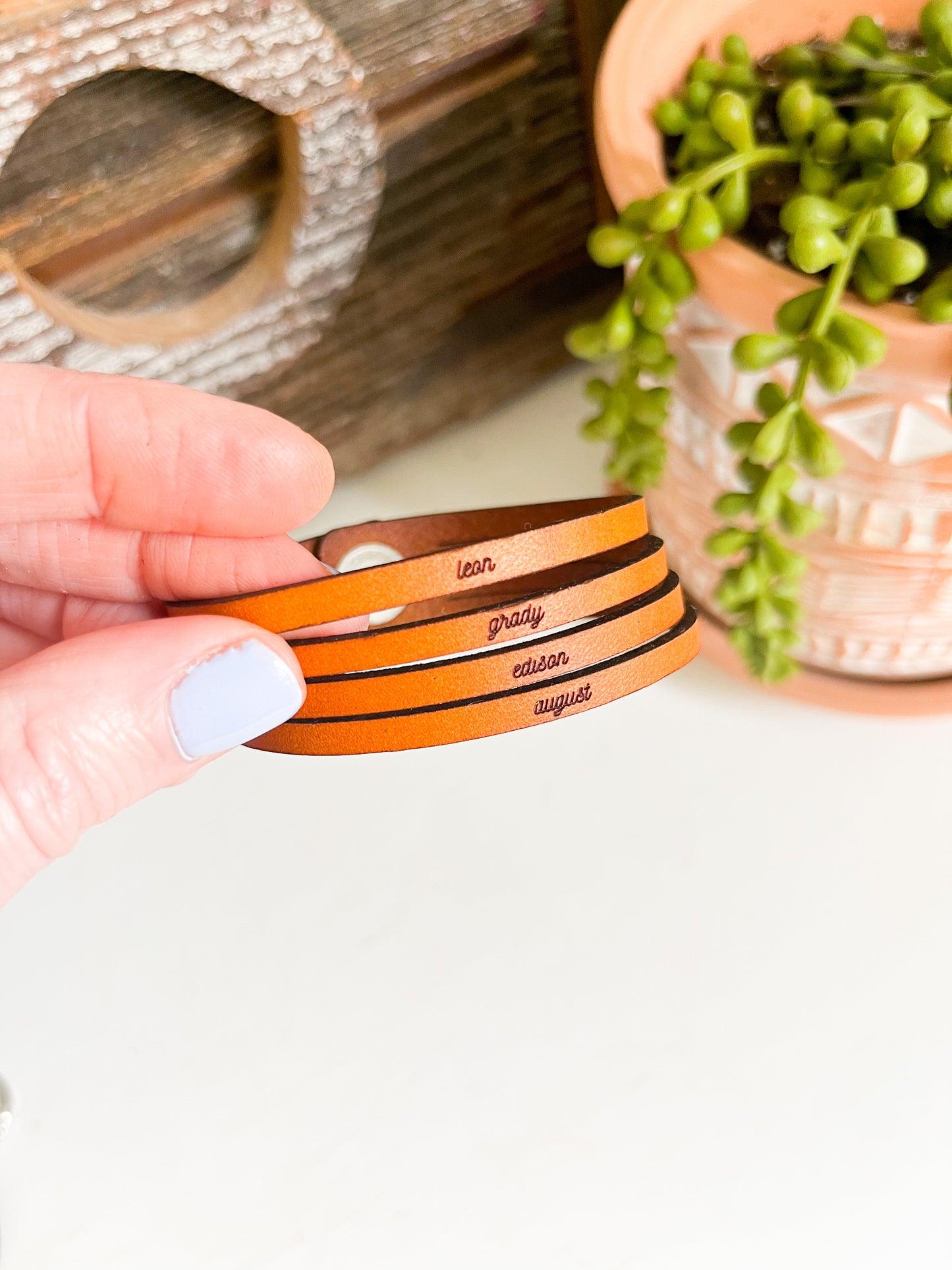 4 Band Leather Bracelet