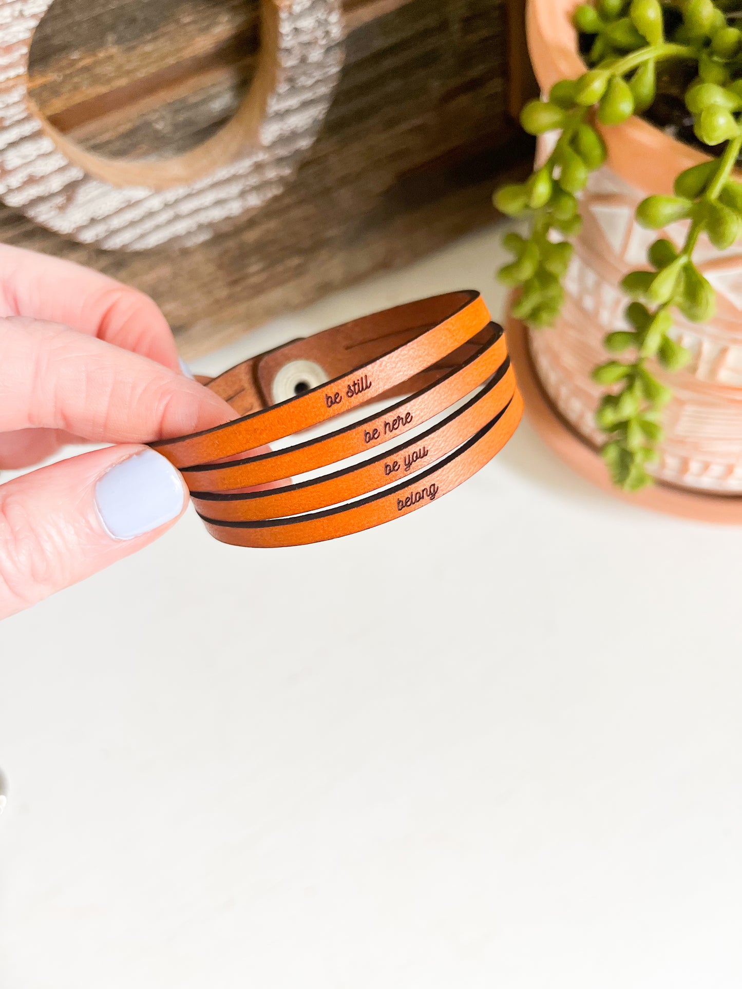 4 Band Leather Bracelet