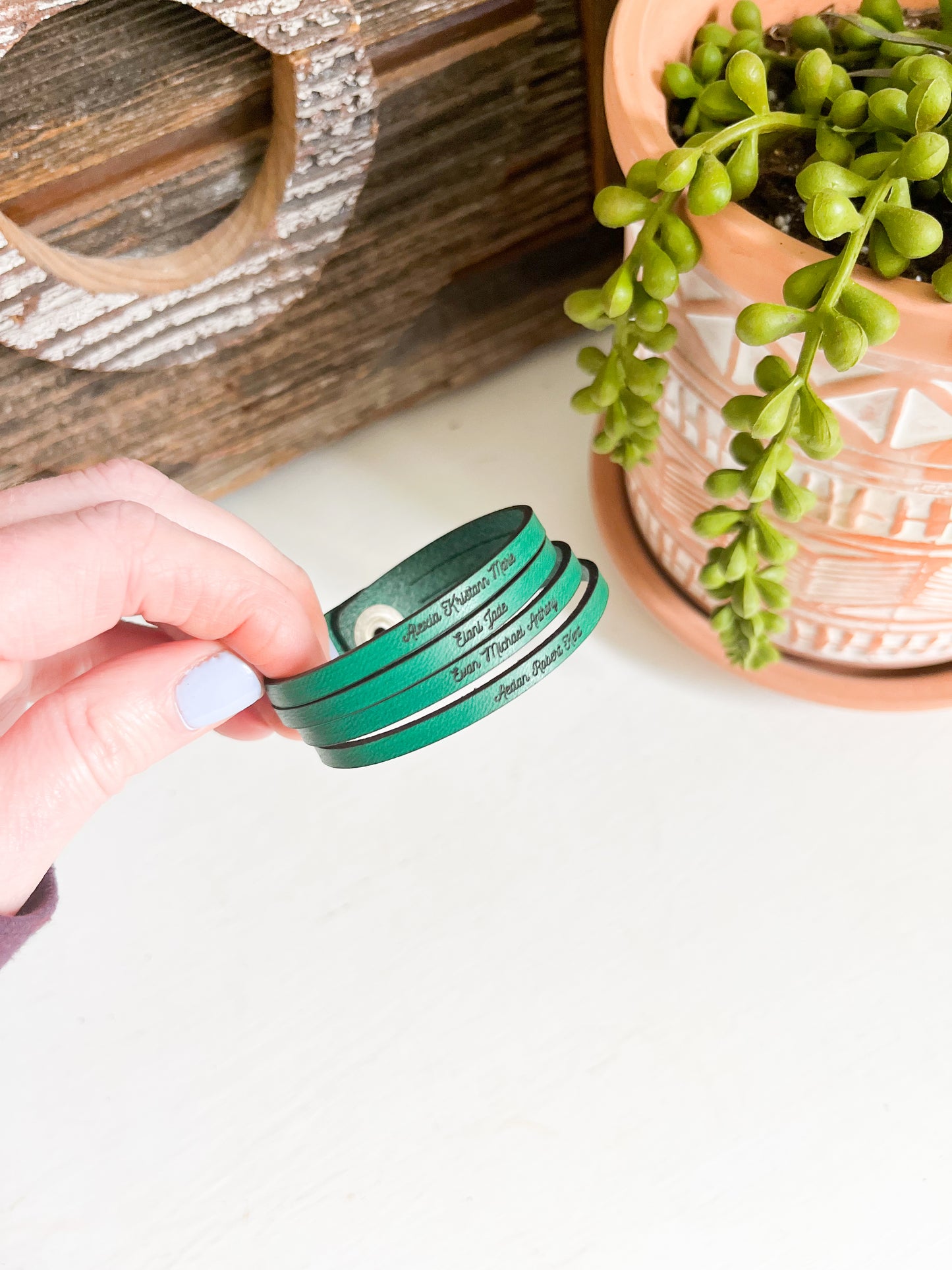 4 Band Leather Bracelet