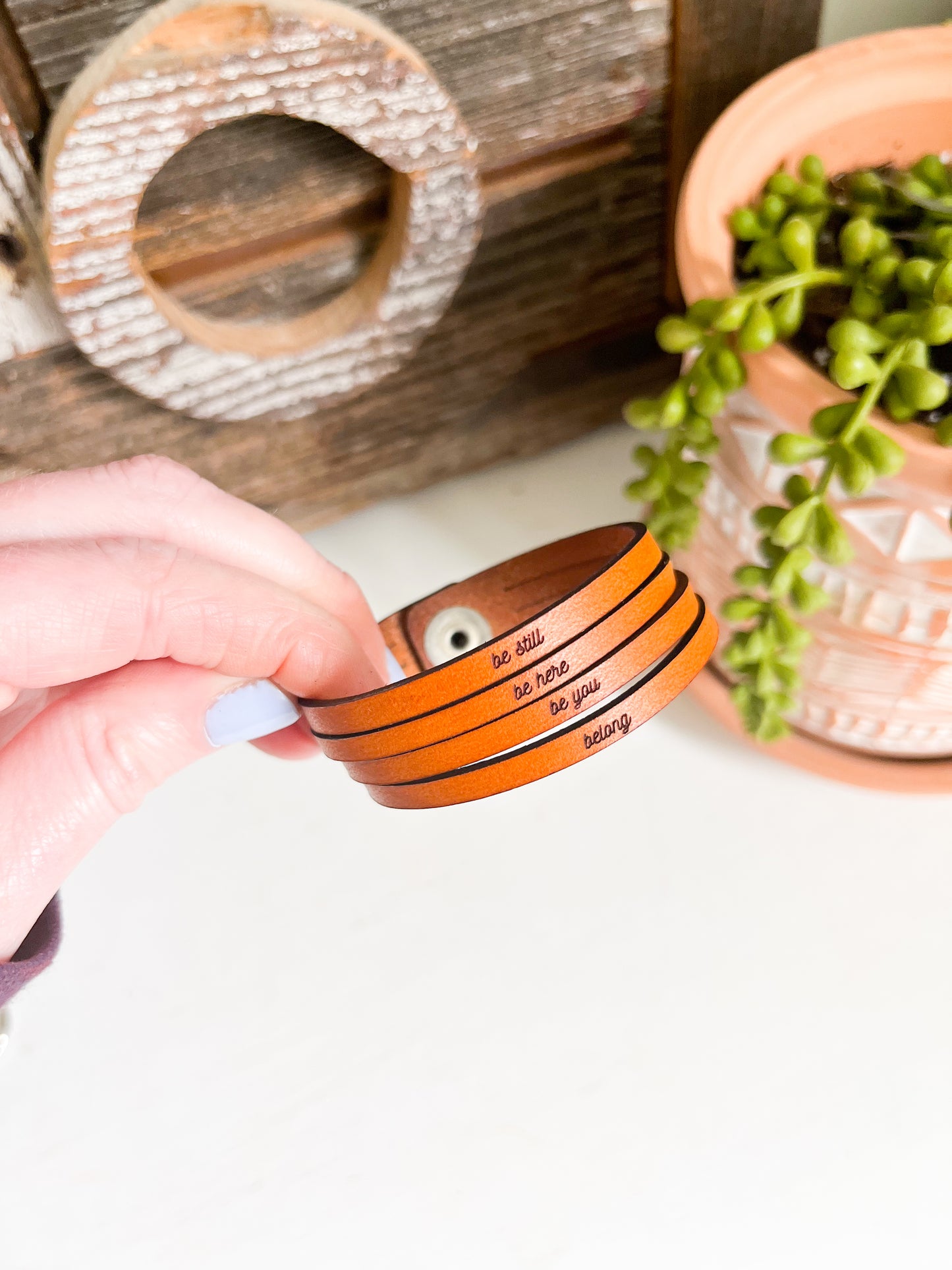 4 Band Leather Bracelet