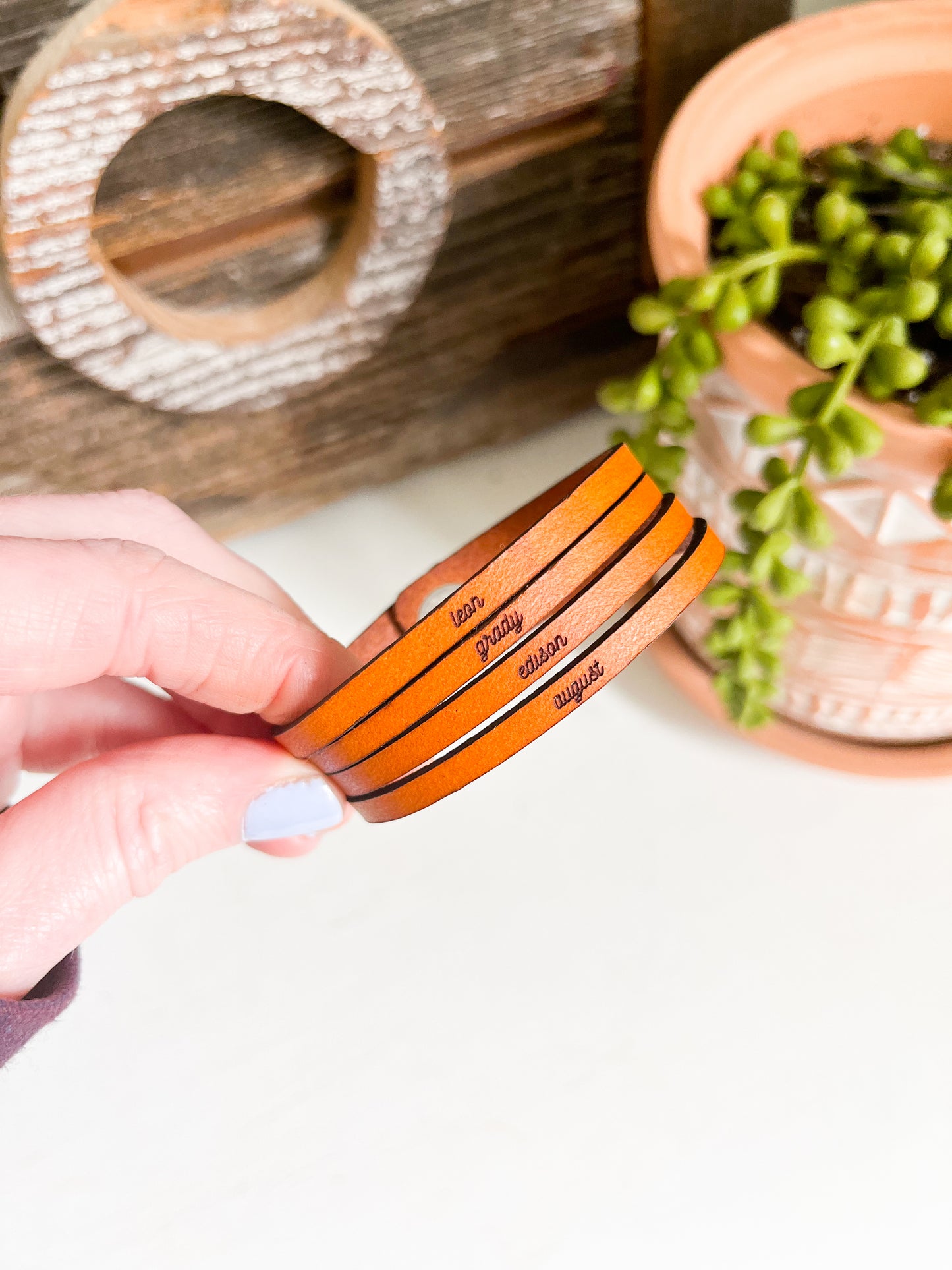 4 Band Leather Bracelet