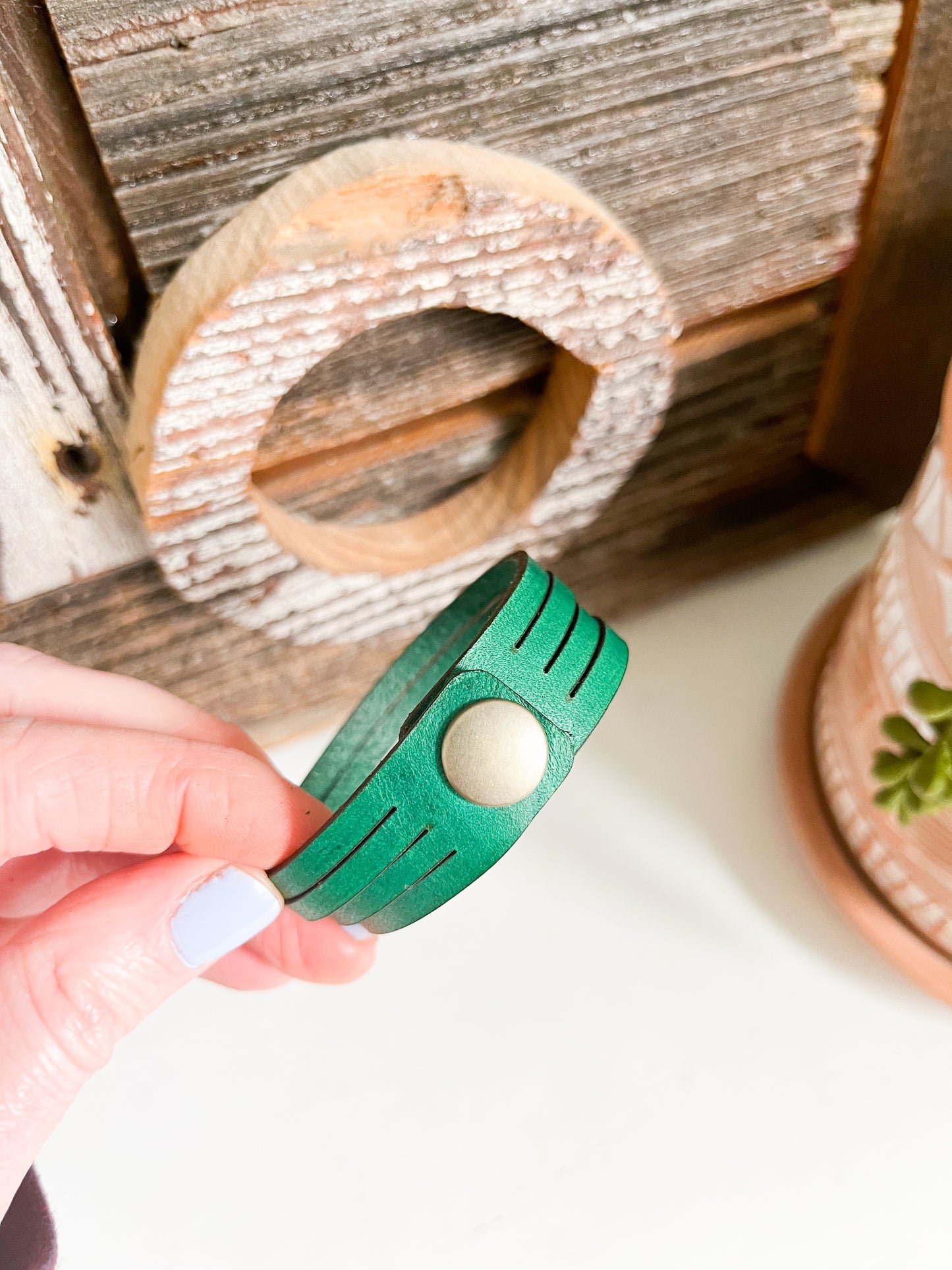4 Band Leather Bracelet
