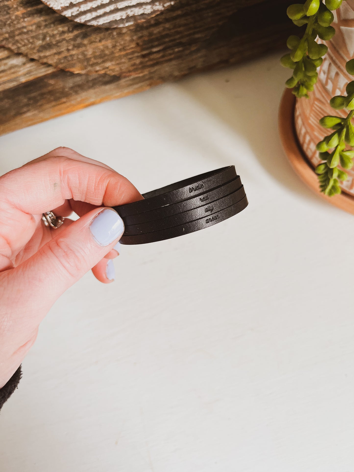 4 Band Leather Bracelet