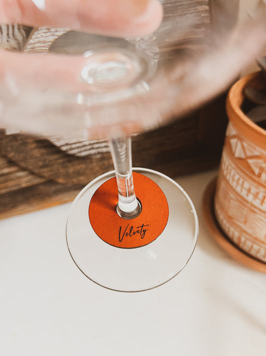 Wine Charm Sets, Name Tag for Glasses with Stems