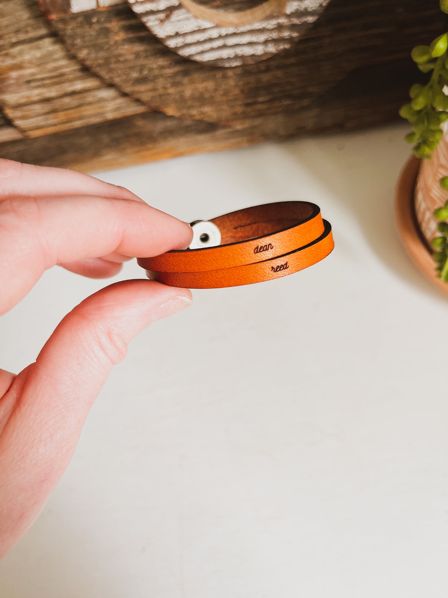 2 Band Leather Bracelet
