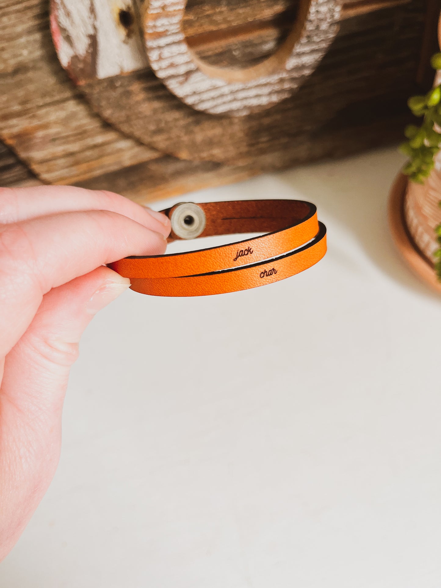 2 Band Leather Bracelet