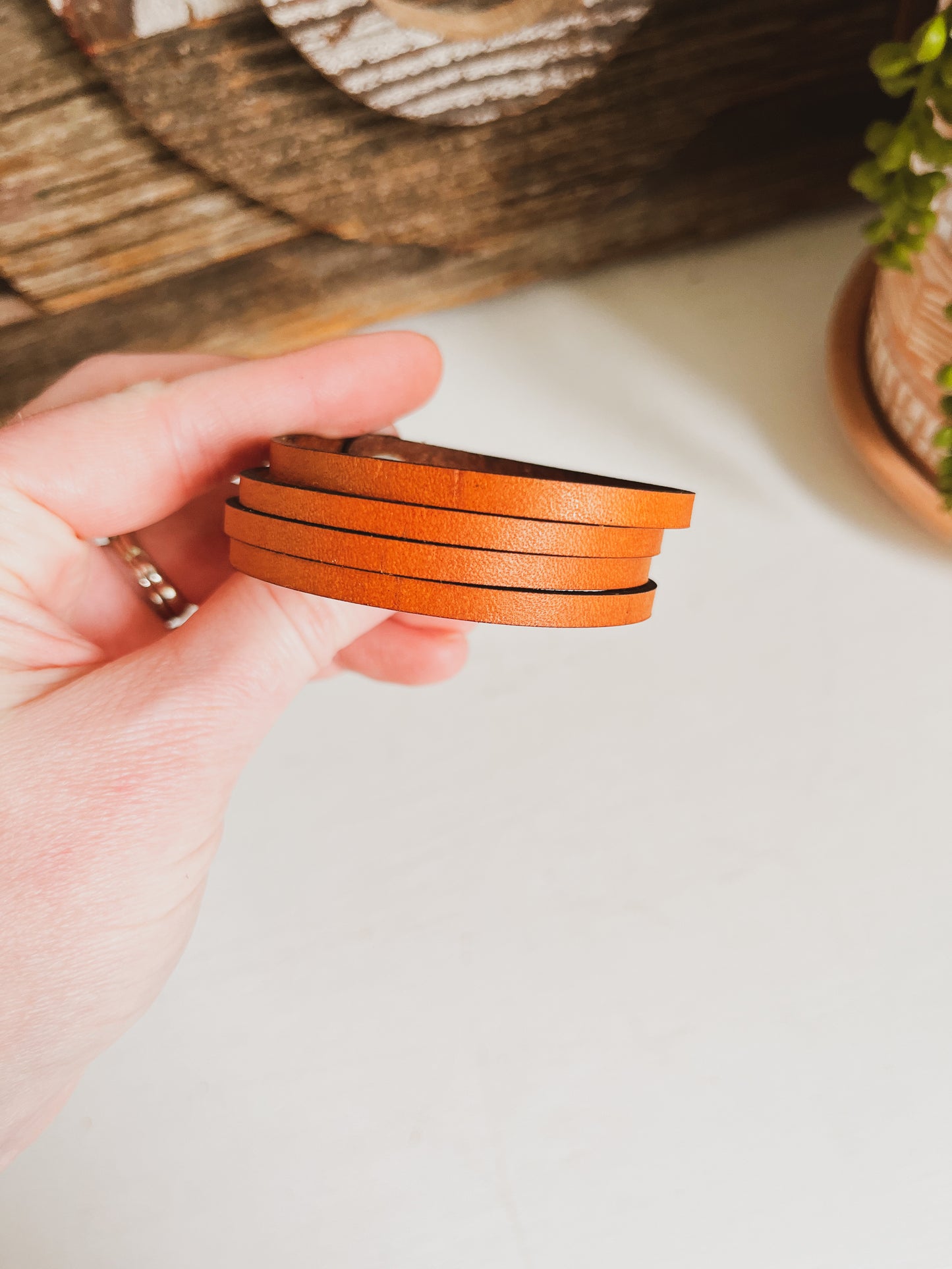 2 Band Leather Bracelet