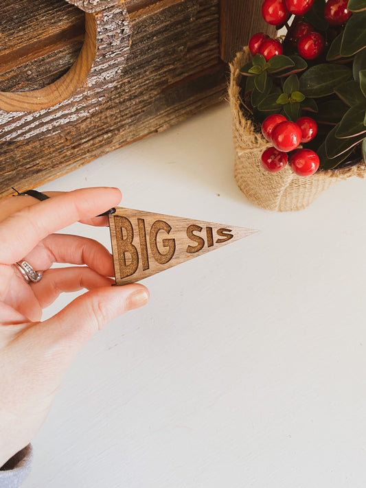 Big Sis Ornament, Little Sis Ornament