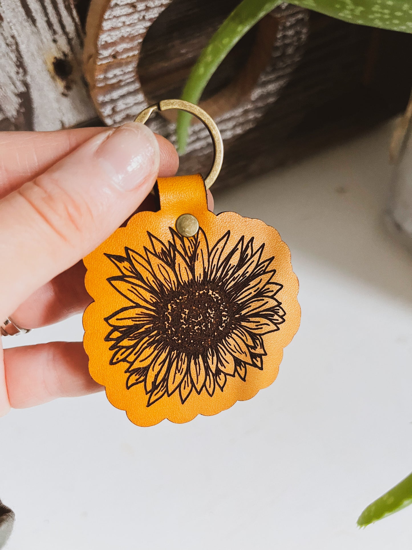 Sunflower Keychain