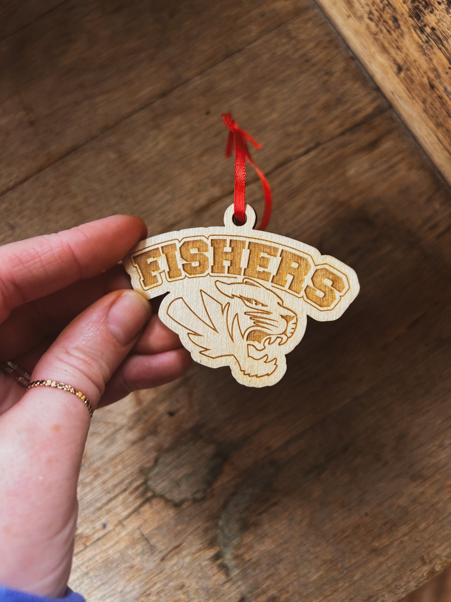 Fishers Tigers Ornament
