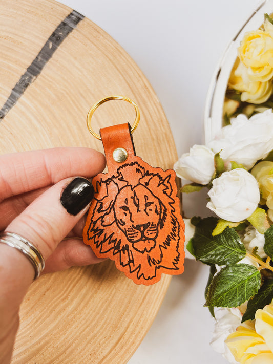 Lion Keychain