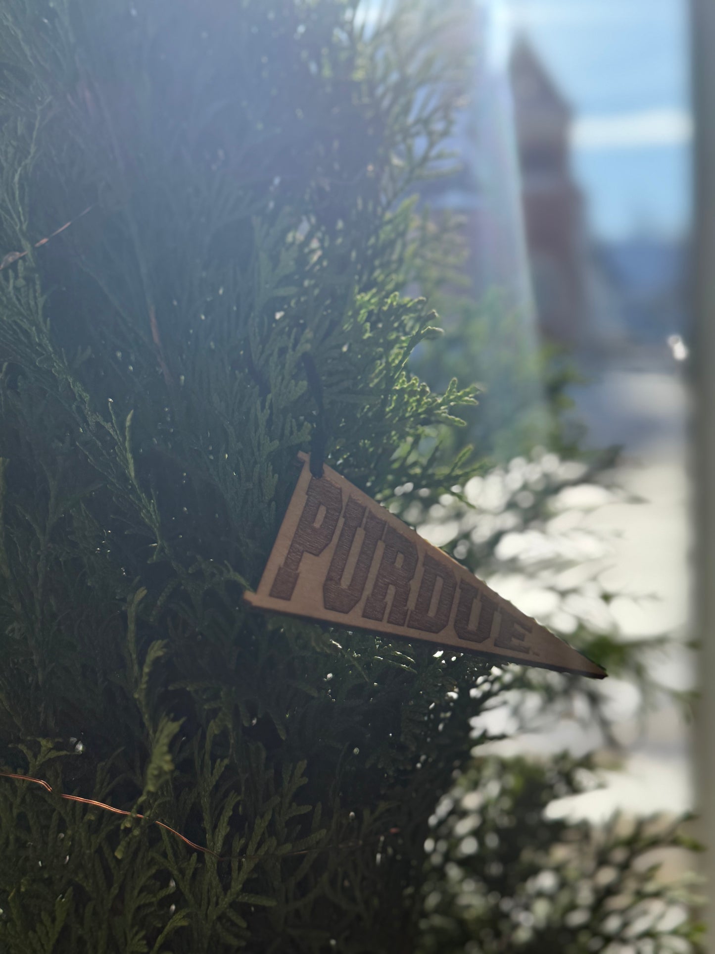 Purdue Pennant Ornament