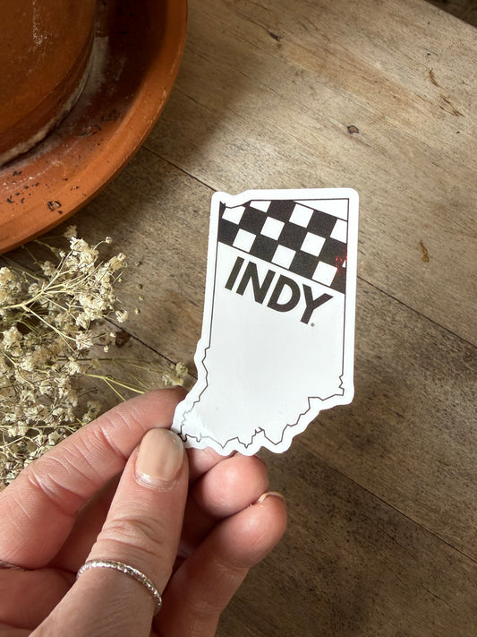 Indy Race Sticker