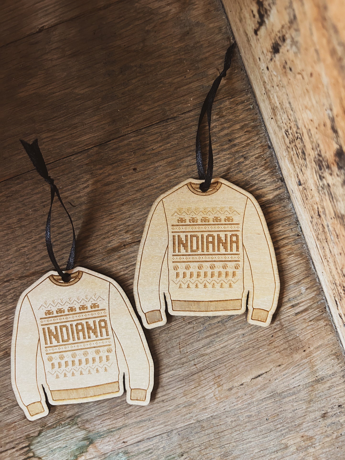 Indiana Holiday Sweater Ornament