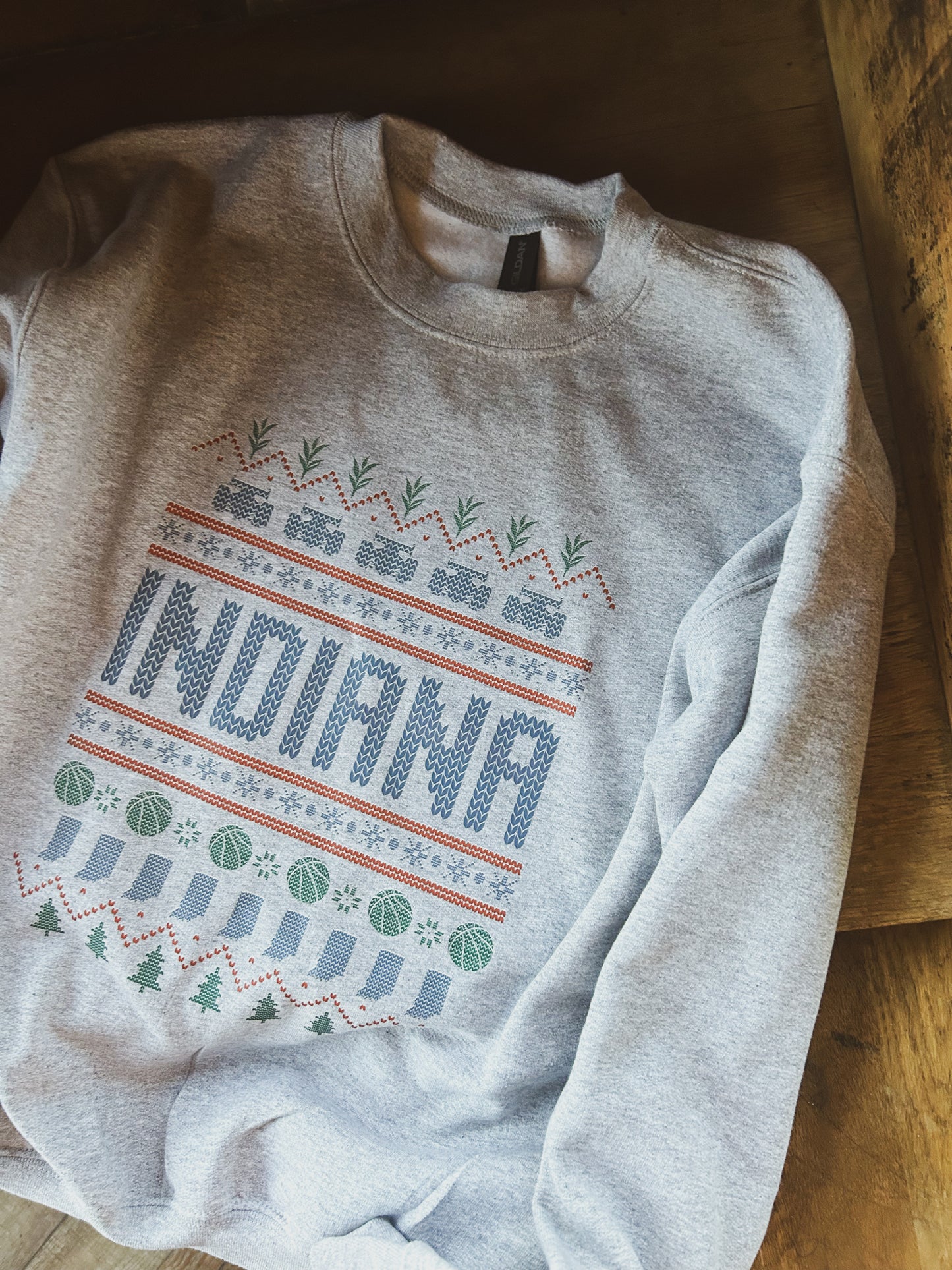 Kids - Iconic Indiana Christmas Sweatshirt