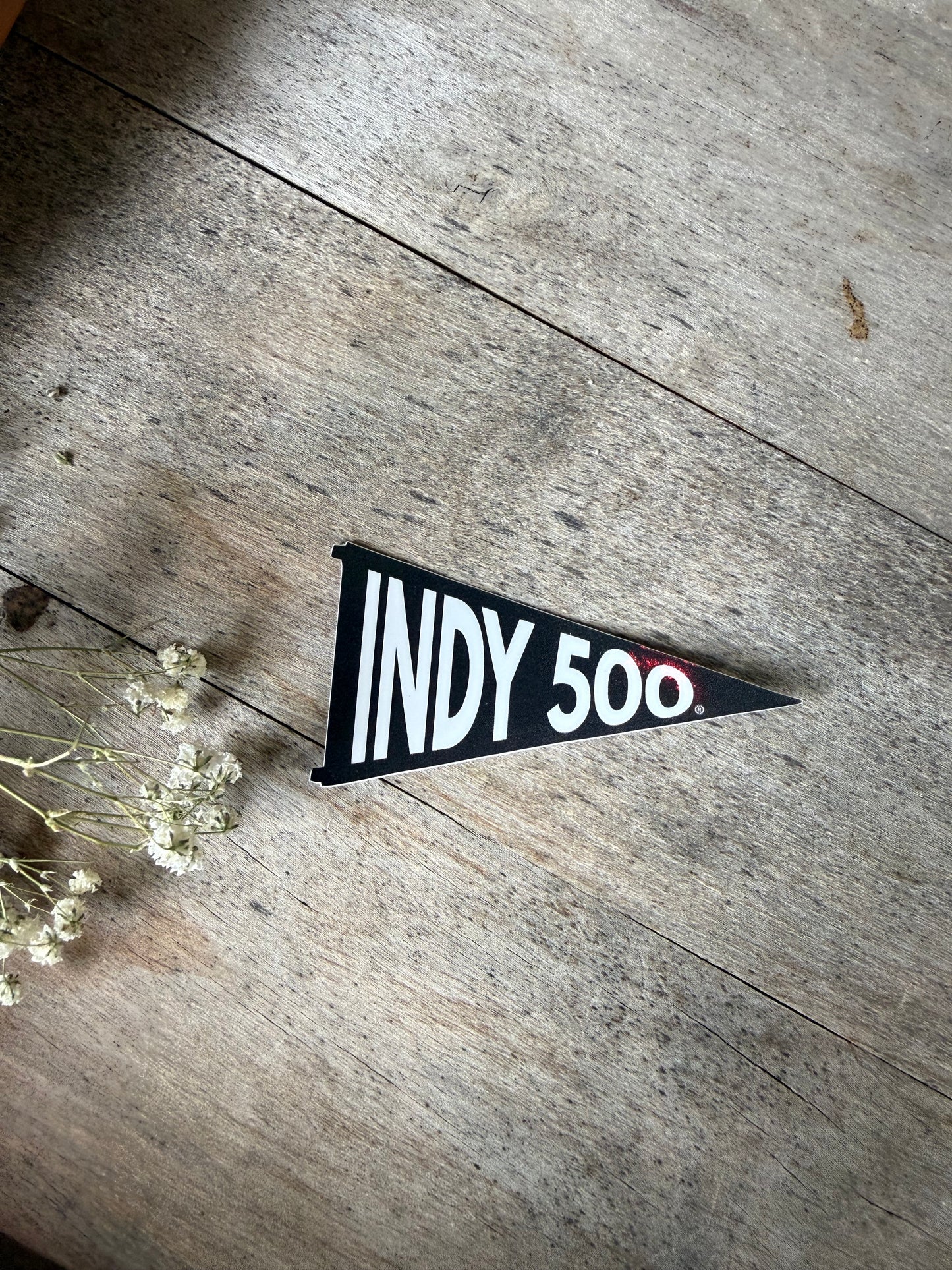 Indy 500 Pennant Sticker