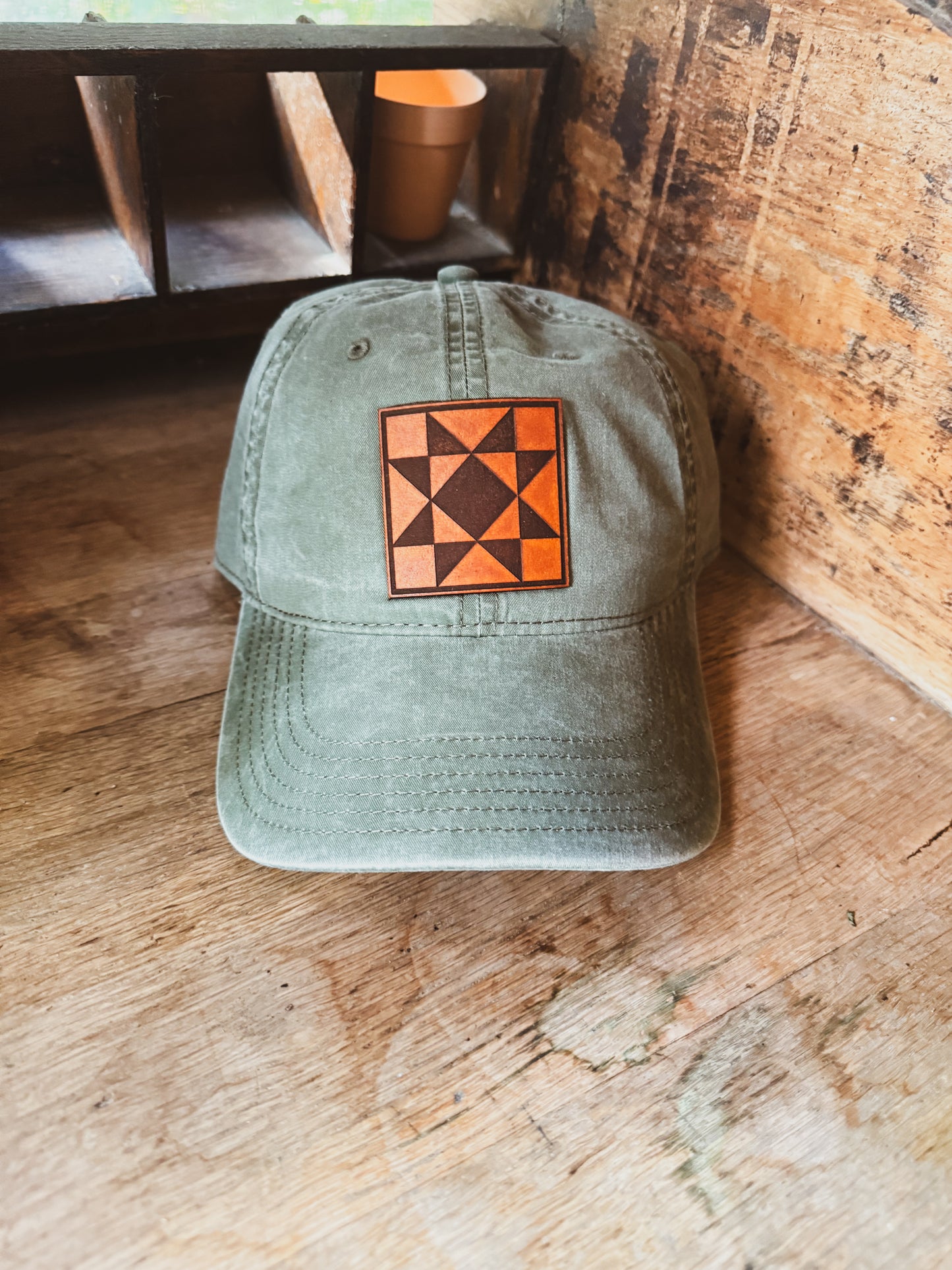 Vintage Quilt Star Patch Hat – Legacy TTA Baseball Cap