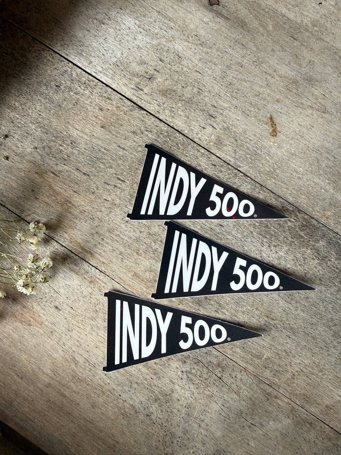 Indy 500 Pennant Sticker