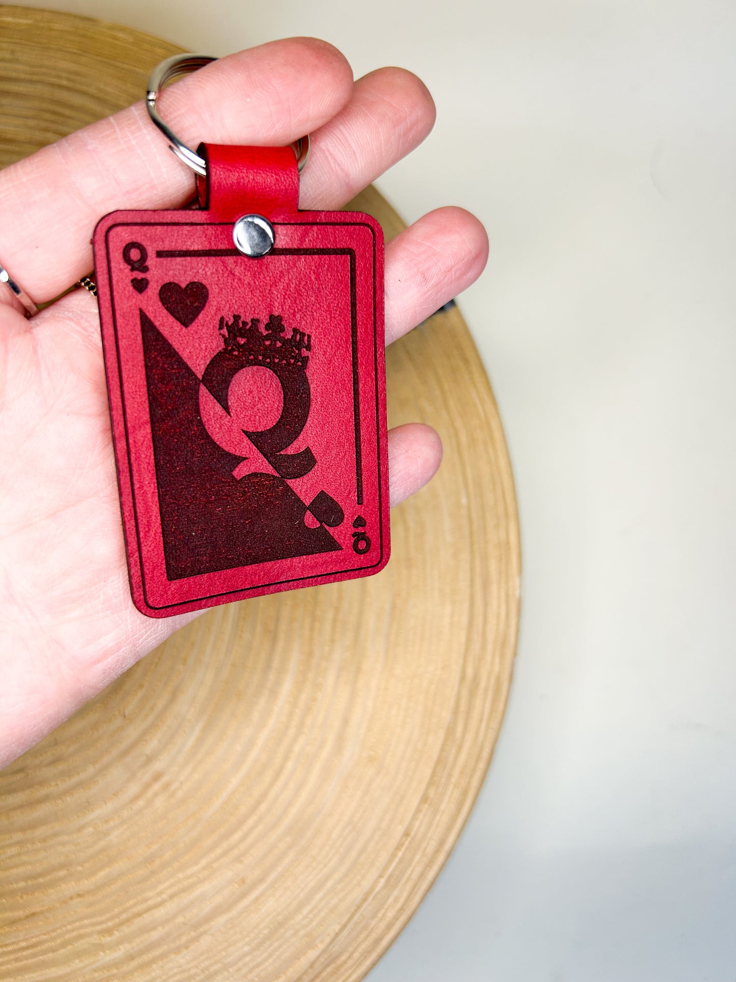 Queen of Hearts Keychain