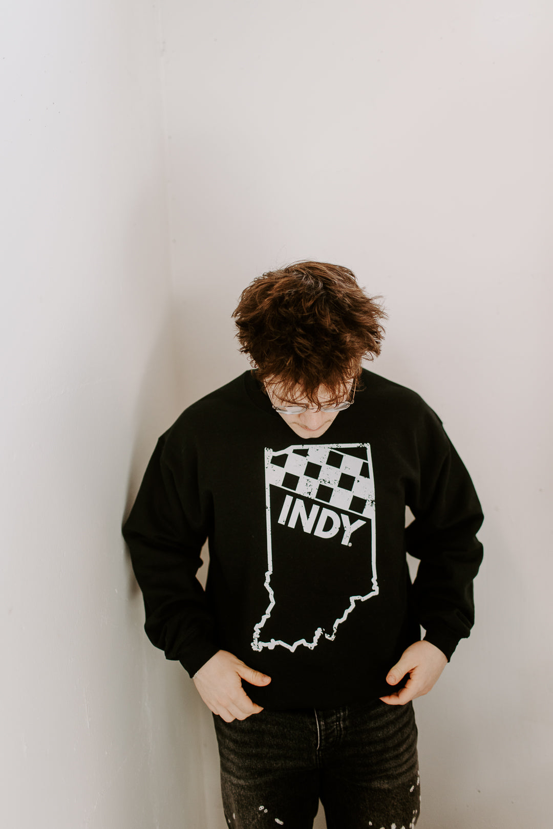 Indy Race - Vintage Print Sweatshirt
