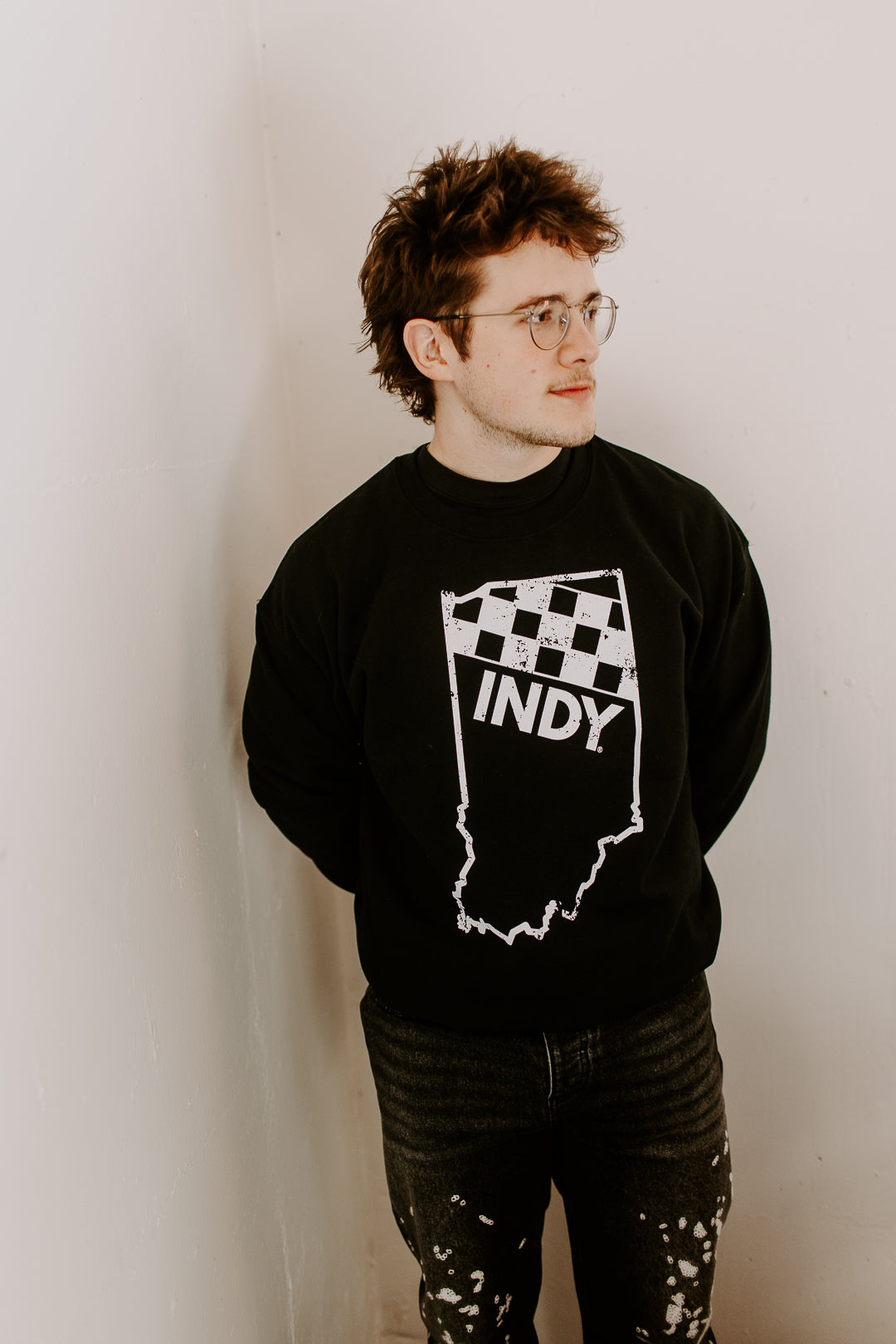 Indy Race - Vintage Print Sweatshirt