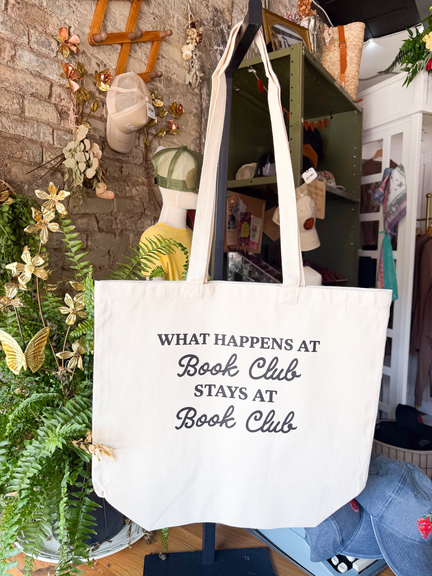What Happens at Book Club Tote