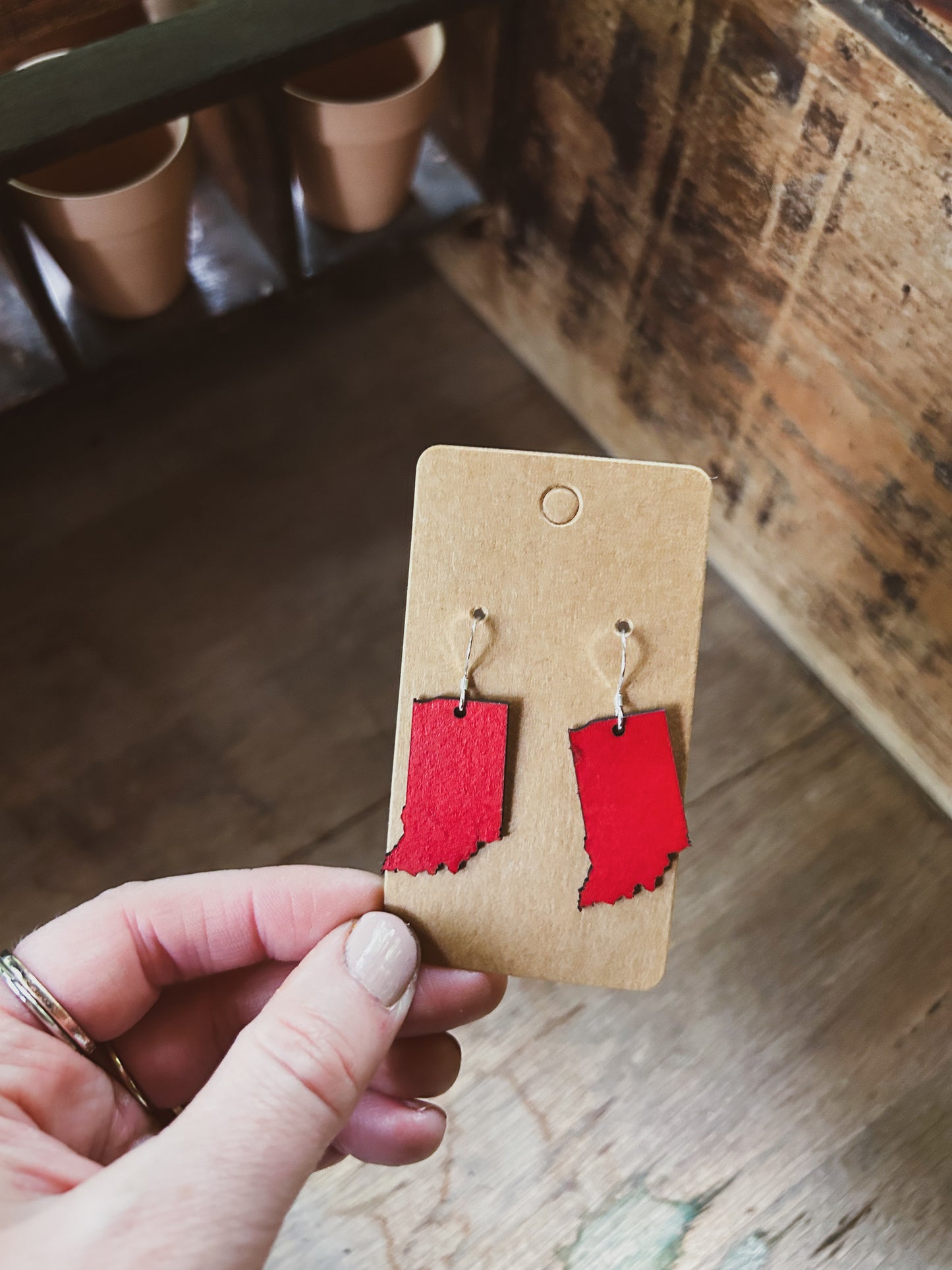 Indiana Leather Earrings