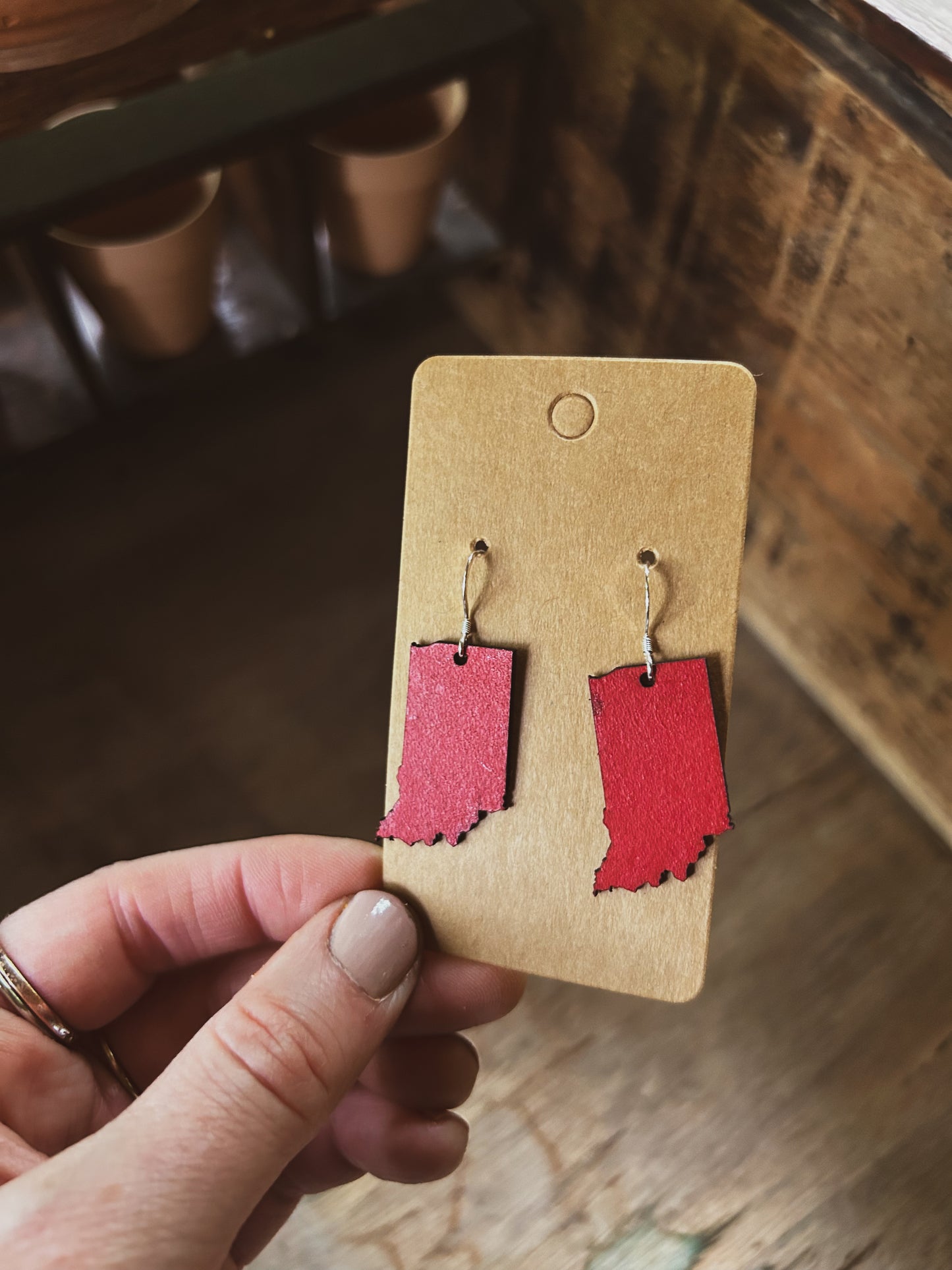 Indiana Leather Earrings