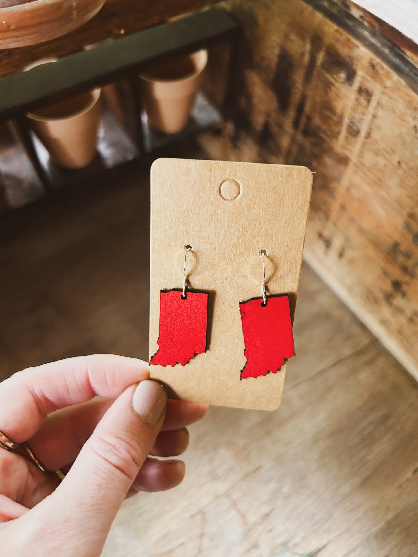 Indiana Leather Earrings