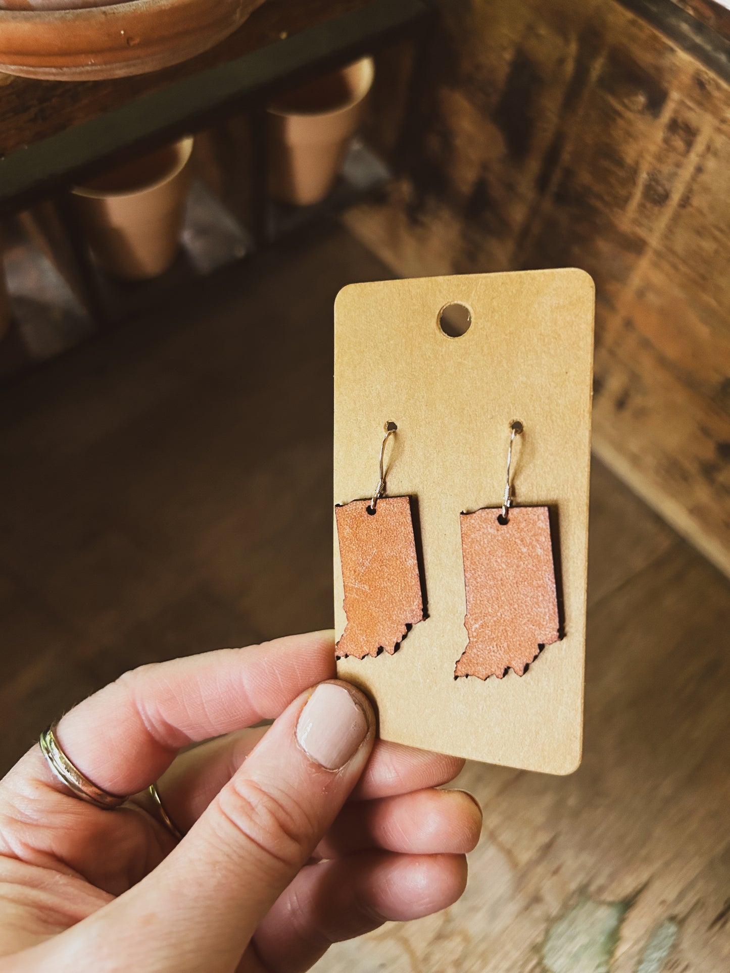 Indiana Leather Earrings