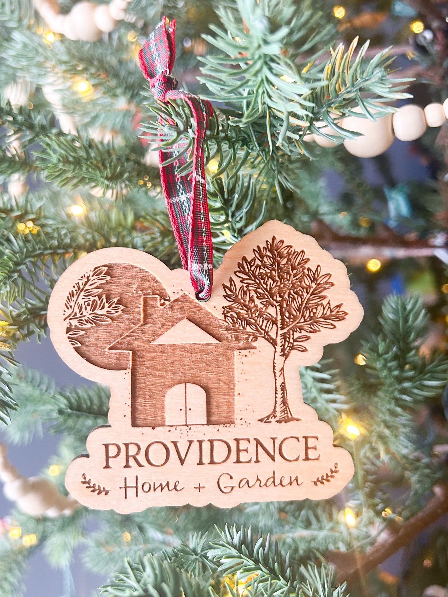 Custom Design Ornament or Gift Tag - Wooden or Leather