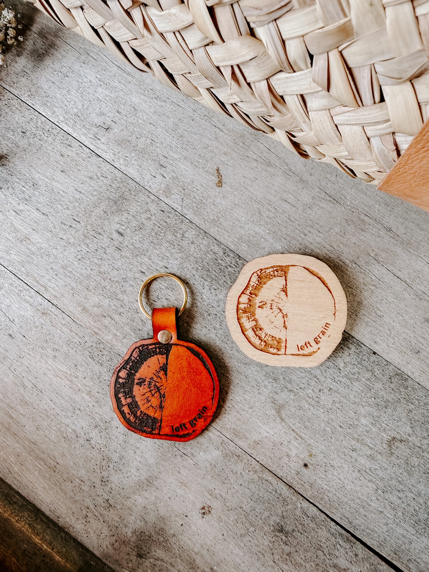 Custom Logo Magnet + Keychain Set