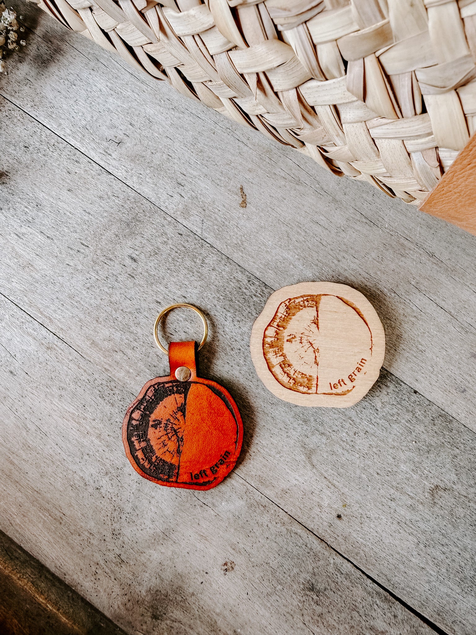 Sorting Magnet Keychain Custom Logo Magnet + Keychain Set – Left Grain®