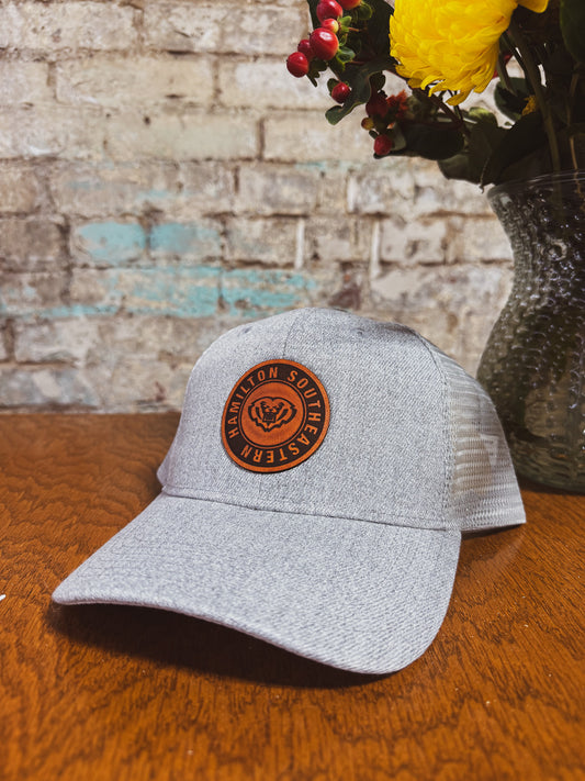 HSE Heather Gray Hat w/ ROYALS Circle Patch