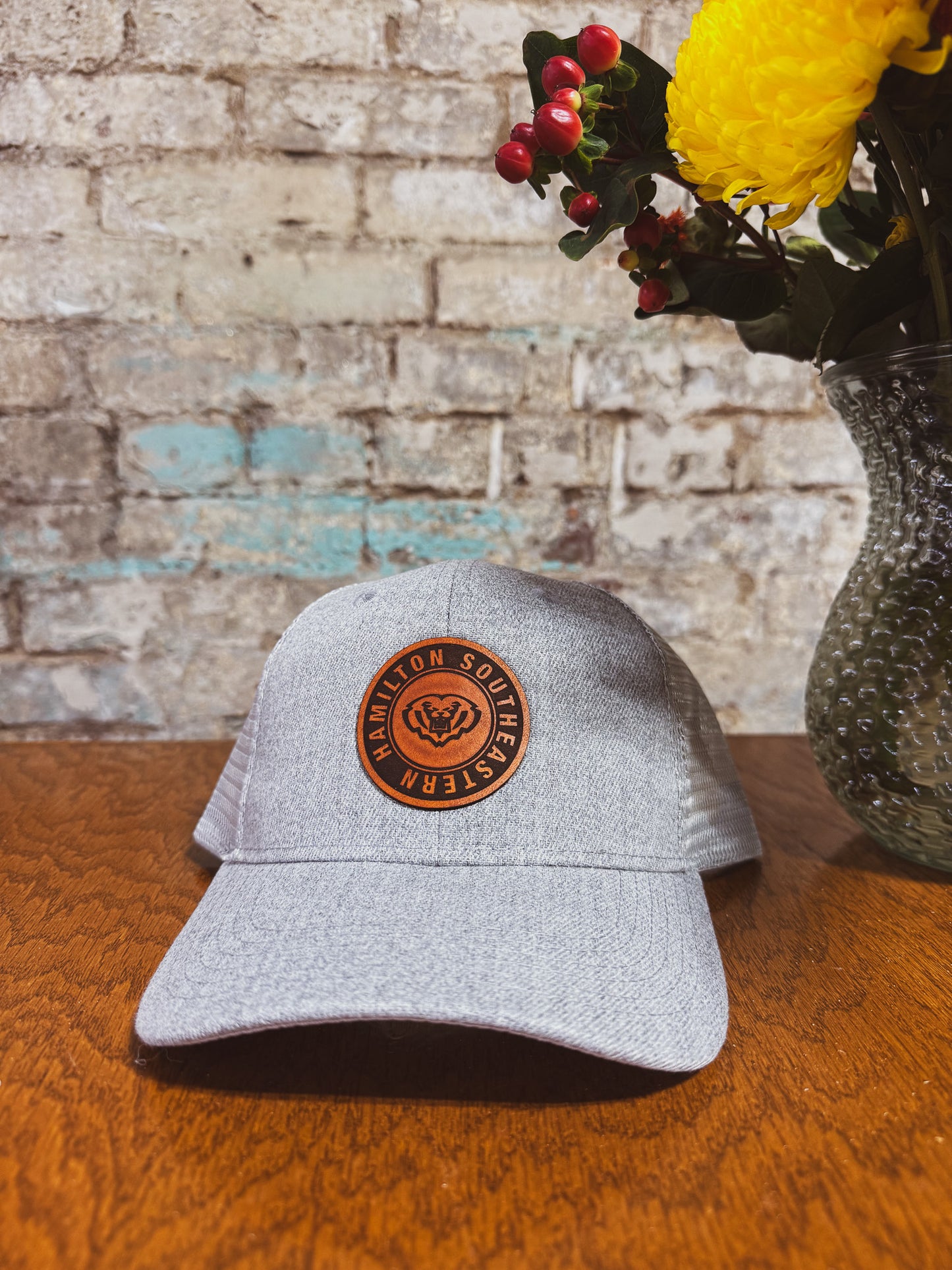 HSE Heather Gray Hat w/ ROYALS Circle Patch