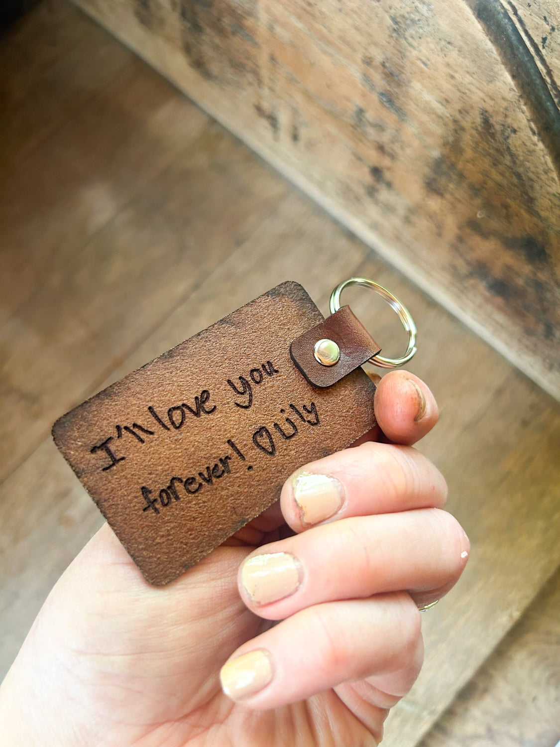 Custom Kids Art Keychain