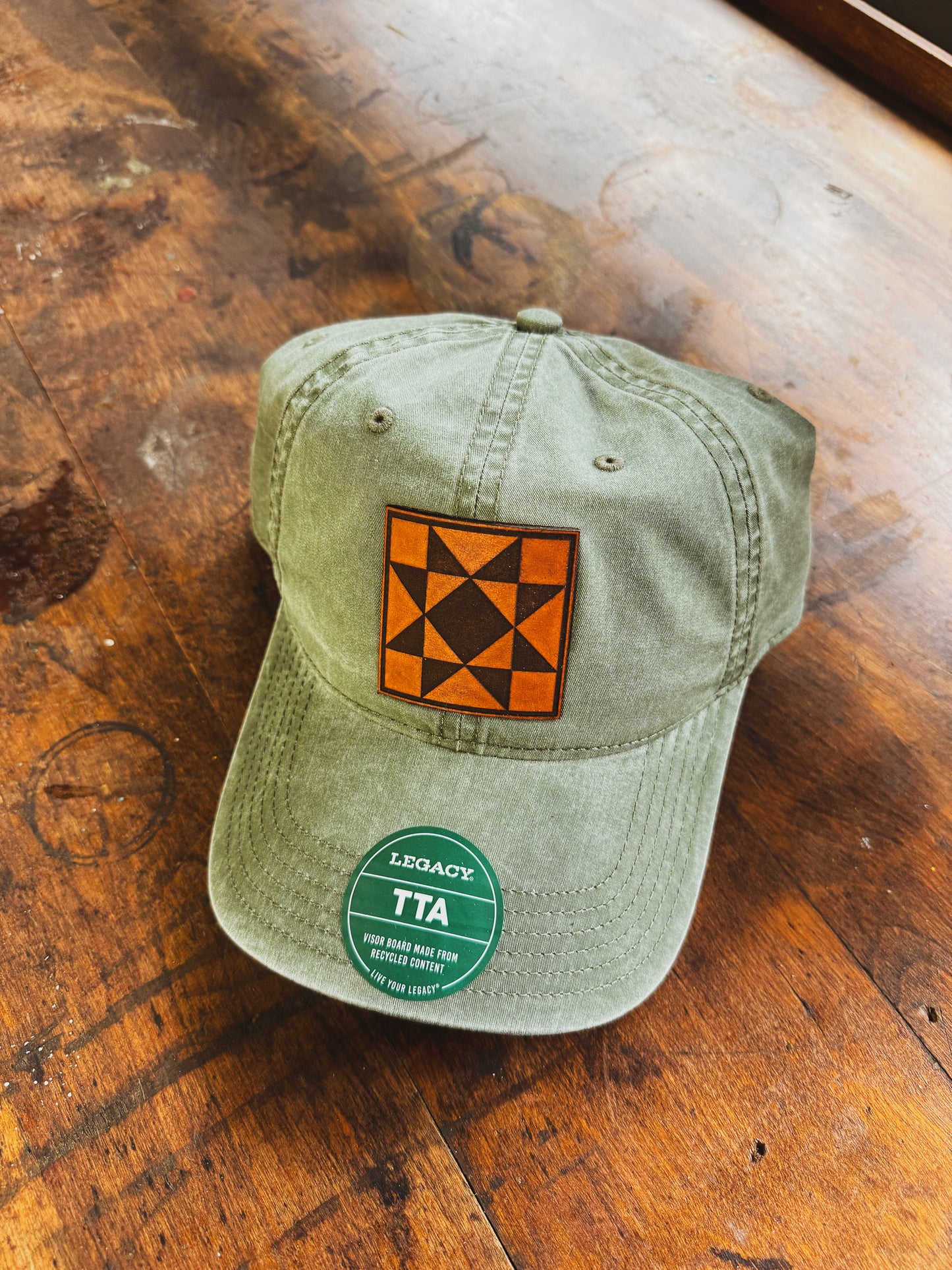 Vintage Quilt Star Patch Hat – Legacy TTA Baseball Cap