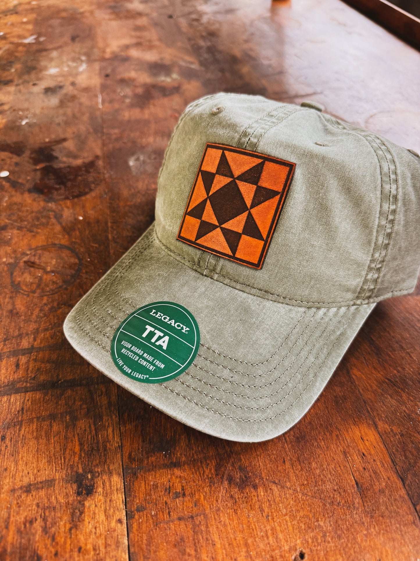 Vintage Quilt Star Patch Hat – Legacy TTA Baseball Cap