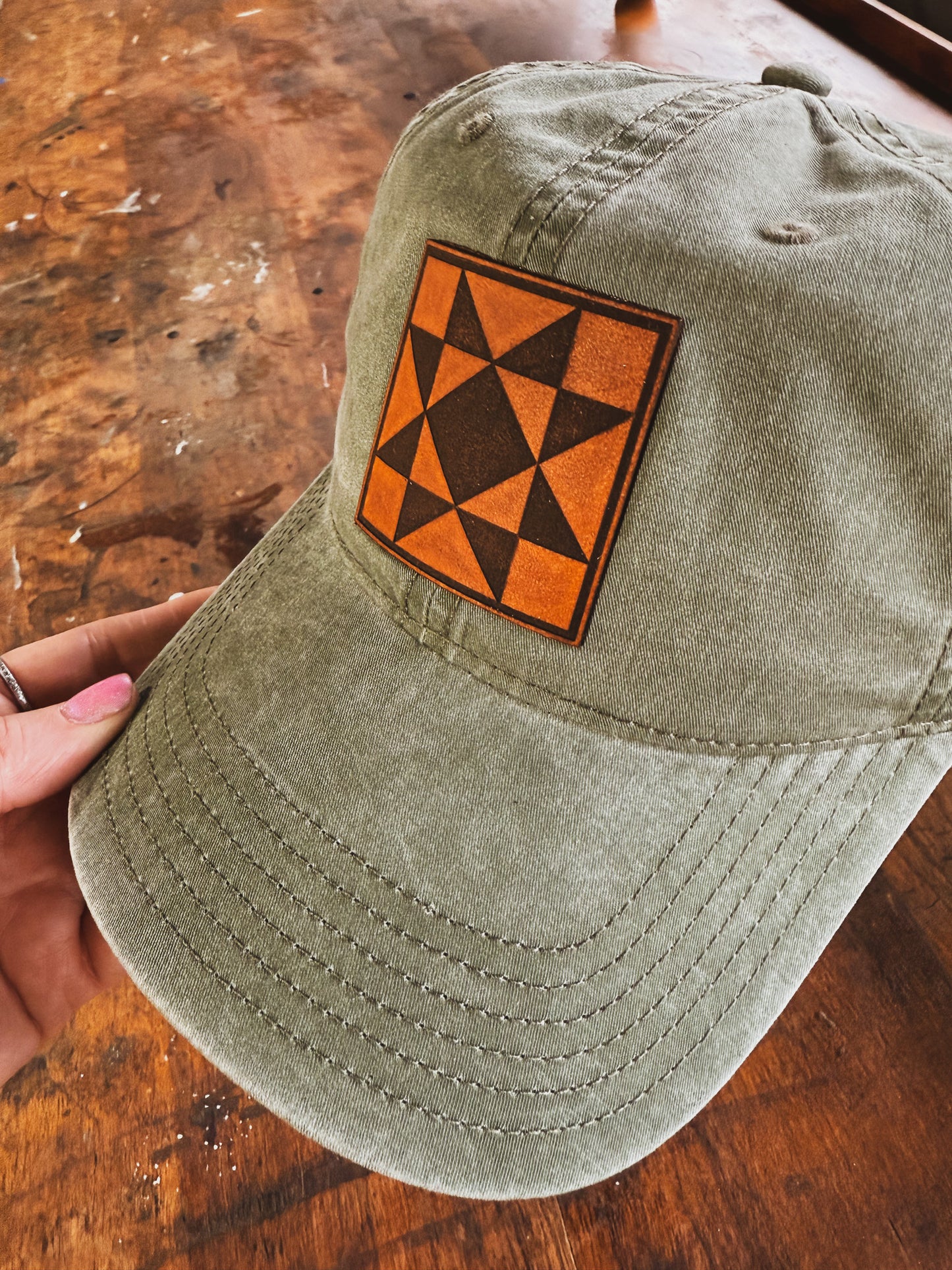 Vintage Quilt Star Patch Hat – Legacy TTA Baseball Cap