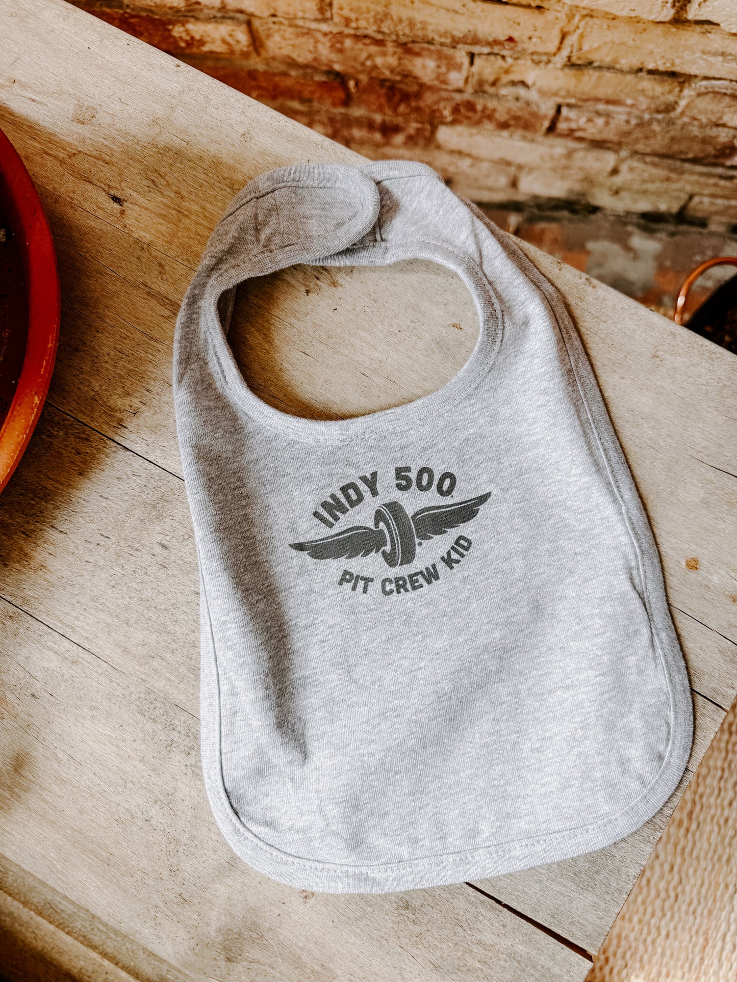Pit Crew Kid Bib
