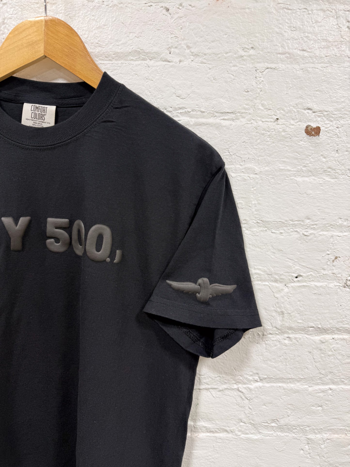 Indy 500 Puff Ink Tee – Black