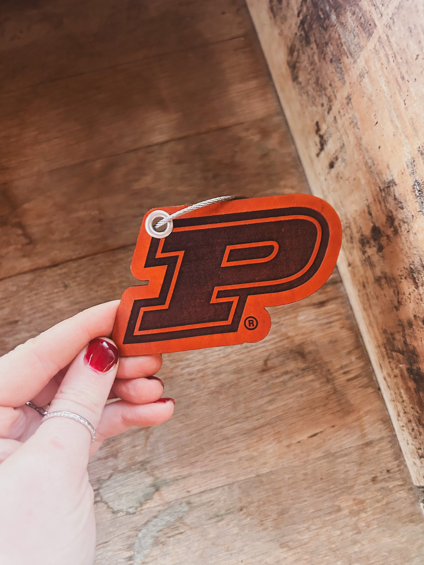 Purdue Motion P - Extra Large Keychain