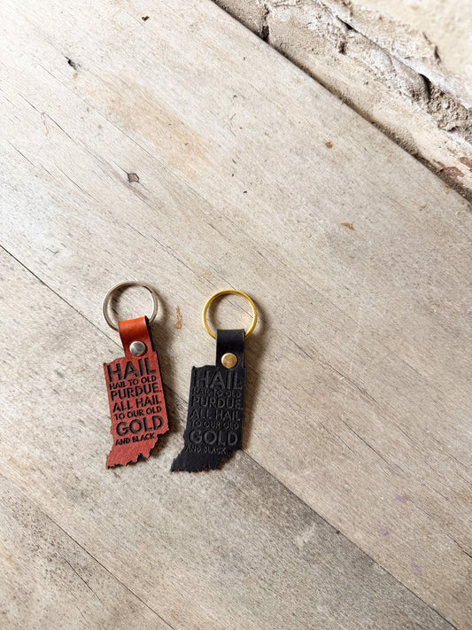 Hail Purdue Keychain