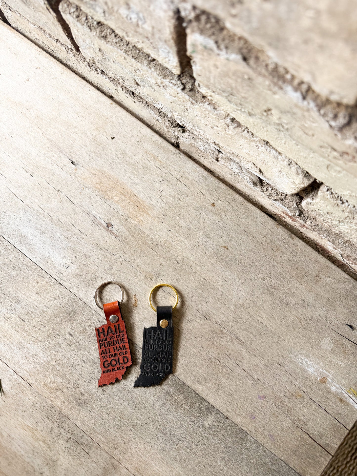 Hail Purdue Keychain