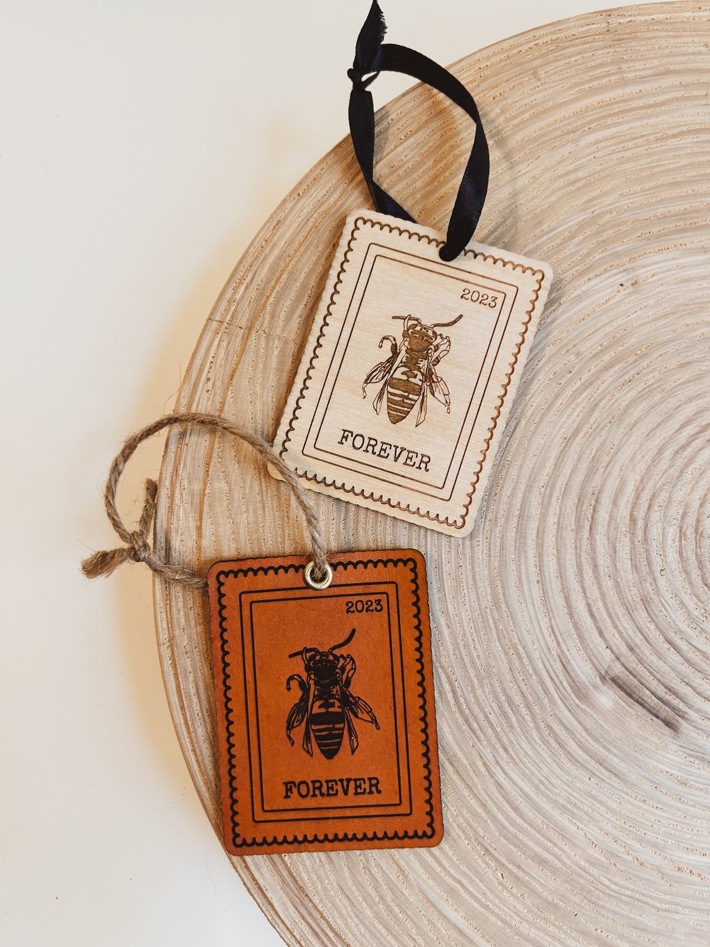Bee Stamp Ornament