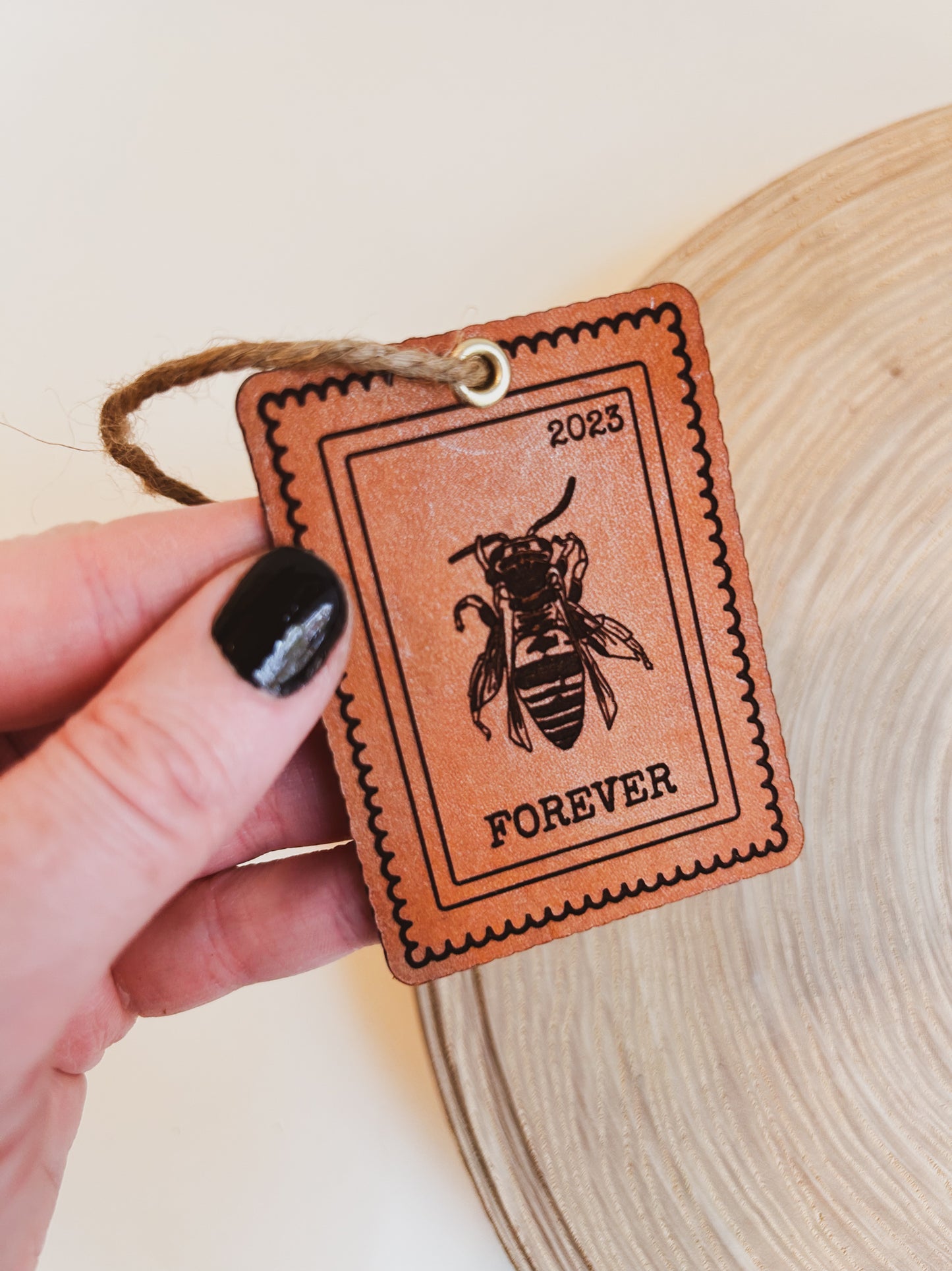 Bee Stamp Ornament